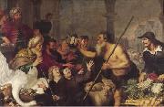 Cornelis de Vos Diogenes searches for a man oil painting on canvas